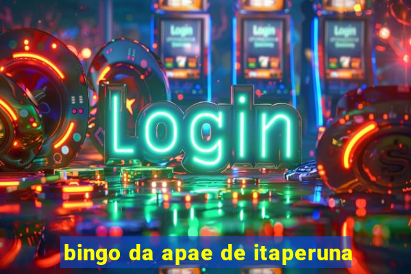 bingo da apae de itaperuna